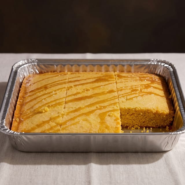 Homemade Honey Cornbread.