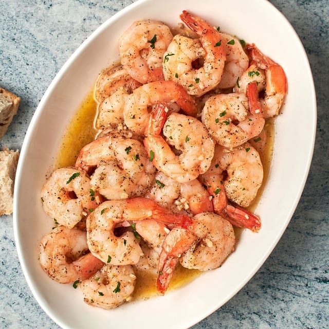 Garlic Butter Shrimp.